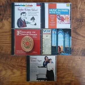Vtg Olde English Madrigals Folk Songs VOX Diadema Music CD Lot Of 5